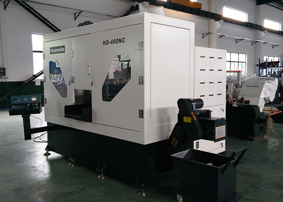 Main Saw Motor 15kw Cnc Bandsaw Machine For Large Scale metal Cutting